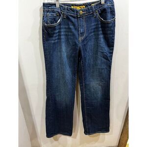 Seven7 Women's Jeans Size 8 Flare Dark Wash Blue Denim Jeans Western Rodeo